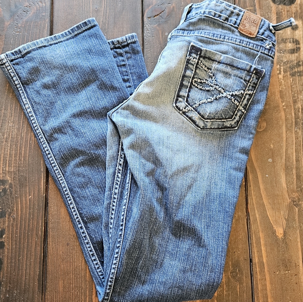 BKE Boot Cut Jeans in Classic Blue